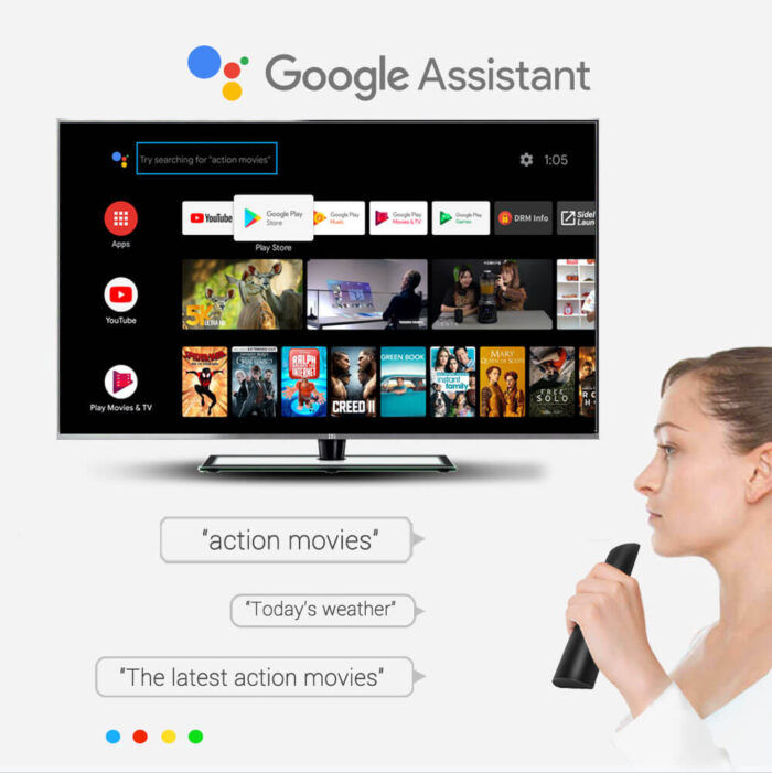 android tv box with google assistant