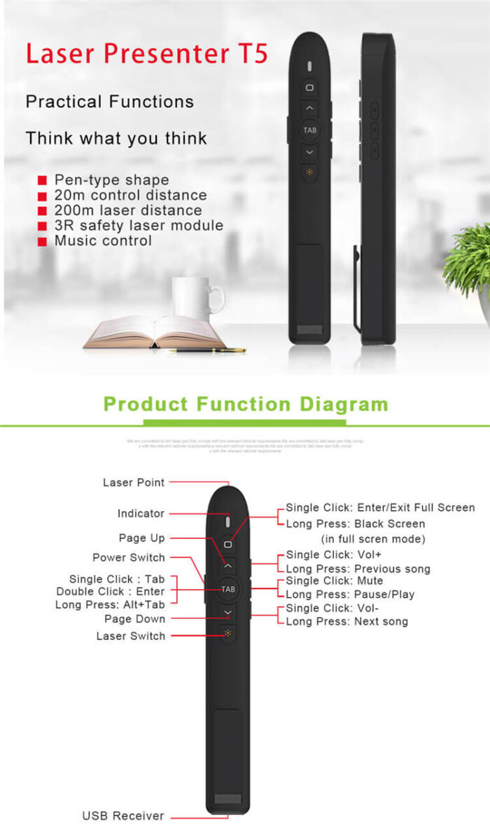 t5 wireless presenter