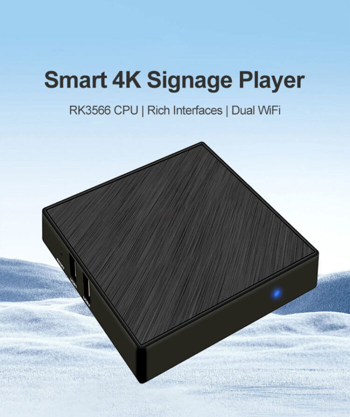 rk3566 4k signage player box